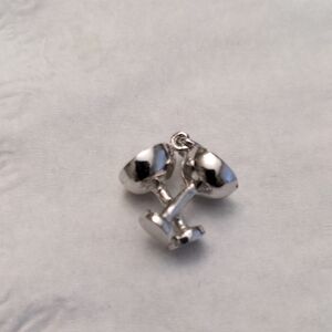 Silver Wine Glass Charm Pendant